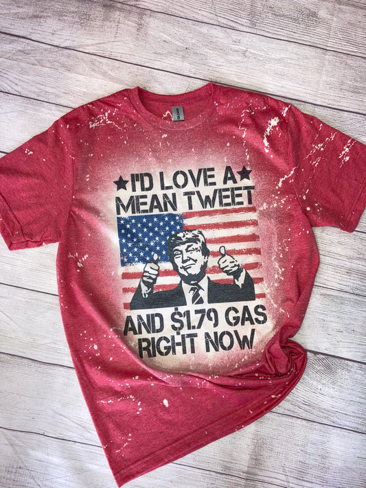 Trump- mean tweet & cheap gas